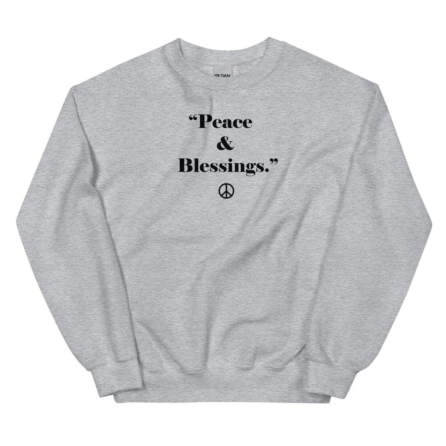 "Peace & Blessings" Sweatshirt